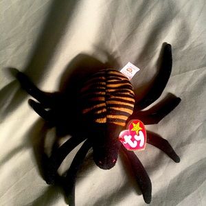 TY Beanie Babies Spinner the Spider 🕷 Rare Retired w/errors